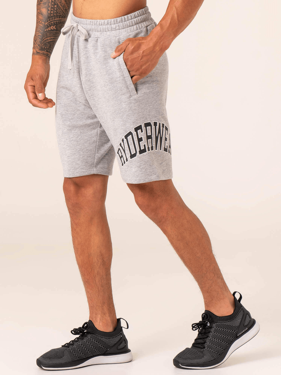 Ryderwear Men's Collegiate Track Short - Grey Marl