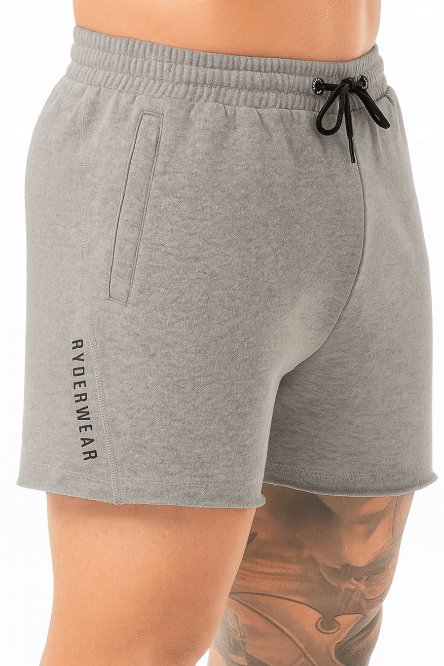 Ryderwear Iron 5" Track Shorts - Grey Marl