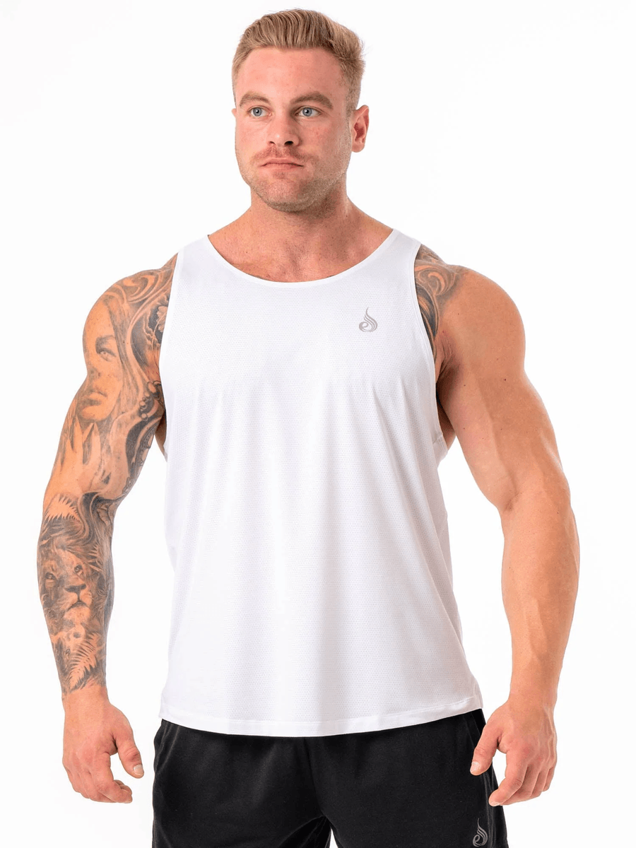Ryderwear Flex Active Tank - White