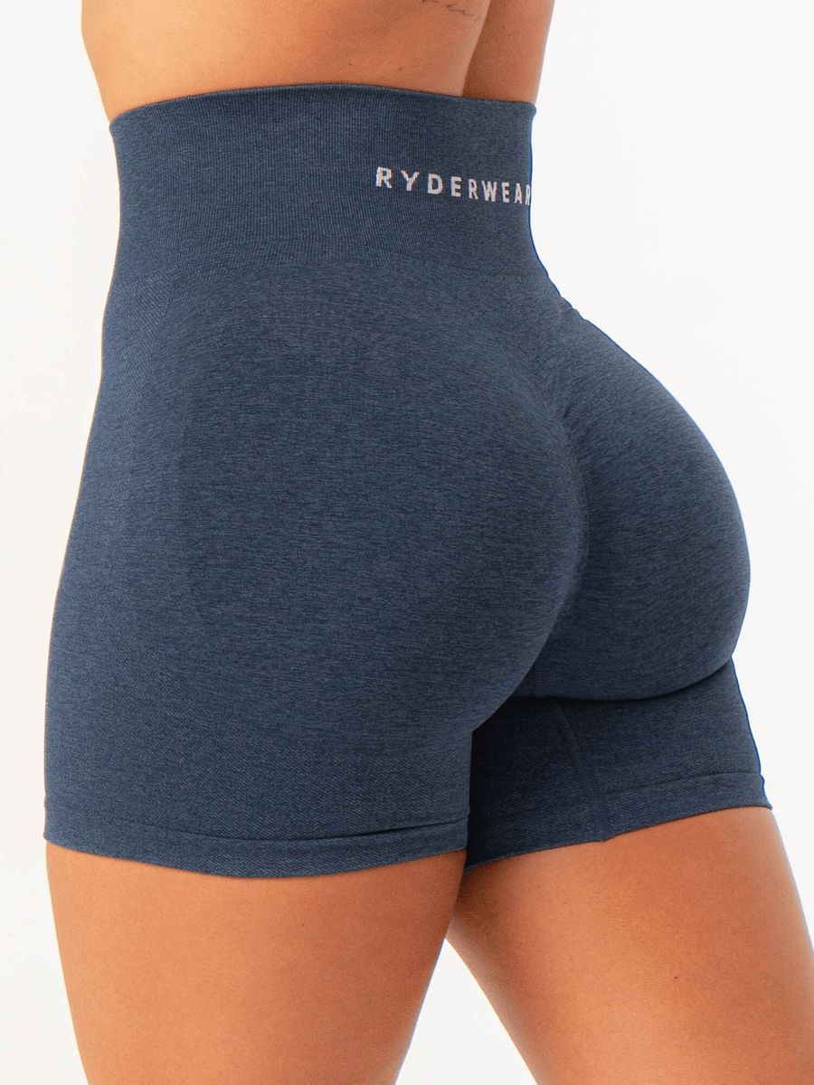 Ryderwear Contour Seamless Shorts - Navy Marl