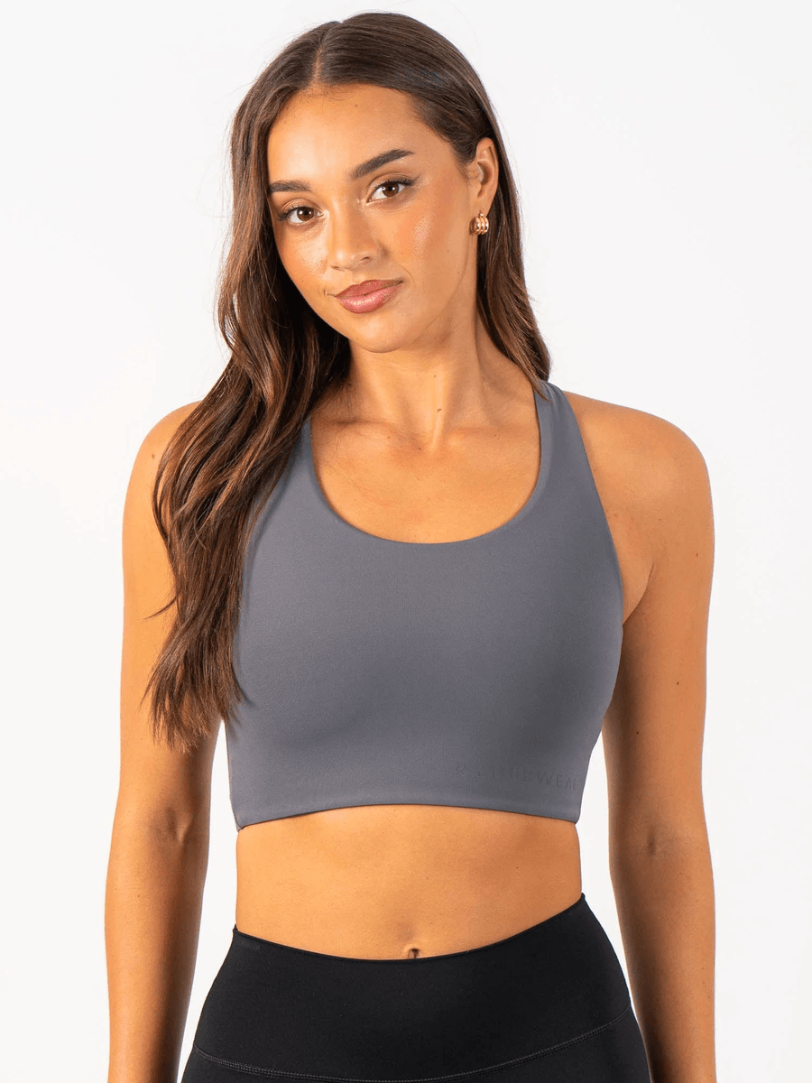 Ryderwear NKD Sports Bra - Charcoal