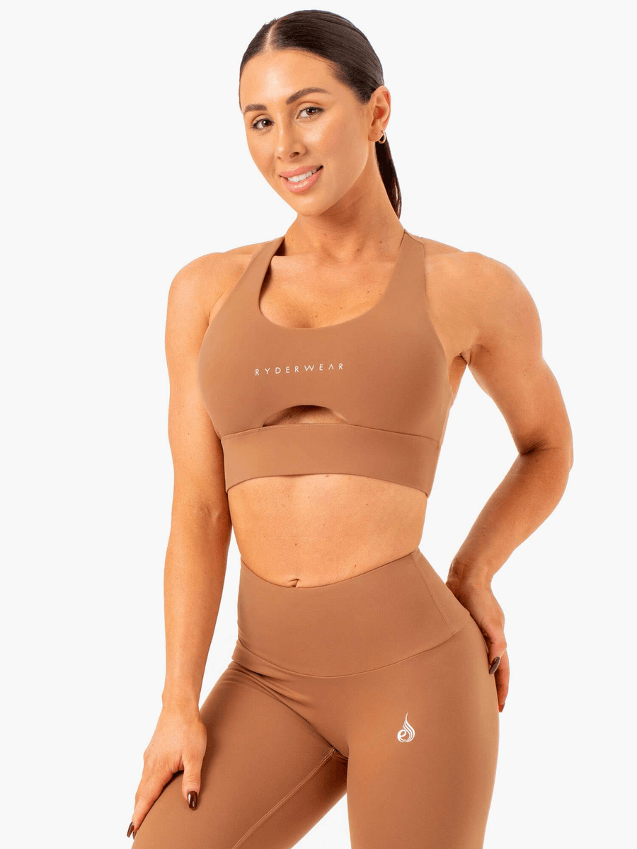 Ryderwear Focus Contour Sports Bra - Mocha