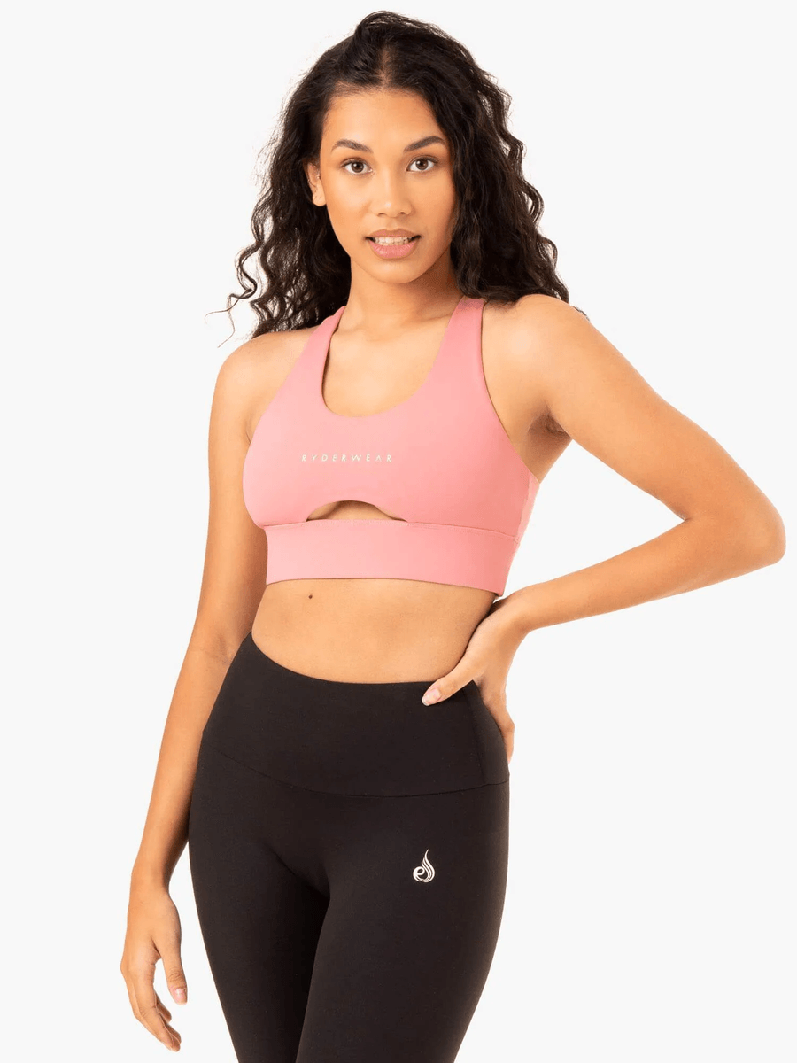 Ryderwear Focus Contour Sports Bra - Blush Pink