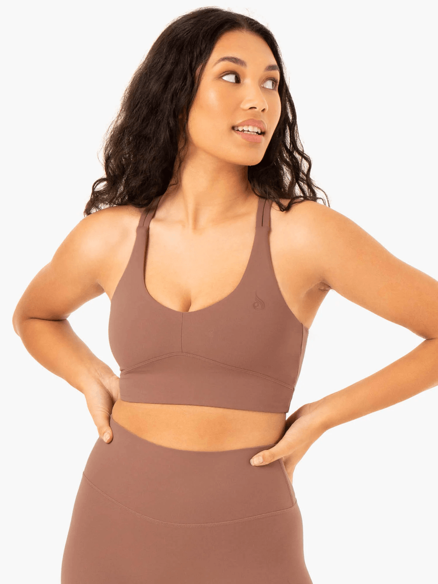 Ryderwear NKD Refine Sports Bra - Mocha