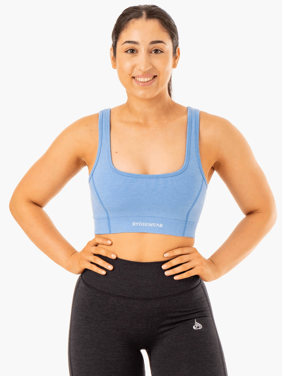 Ryderwear Enhance Seamless Sports Bra - Blue