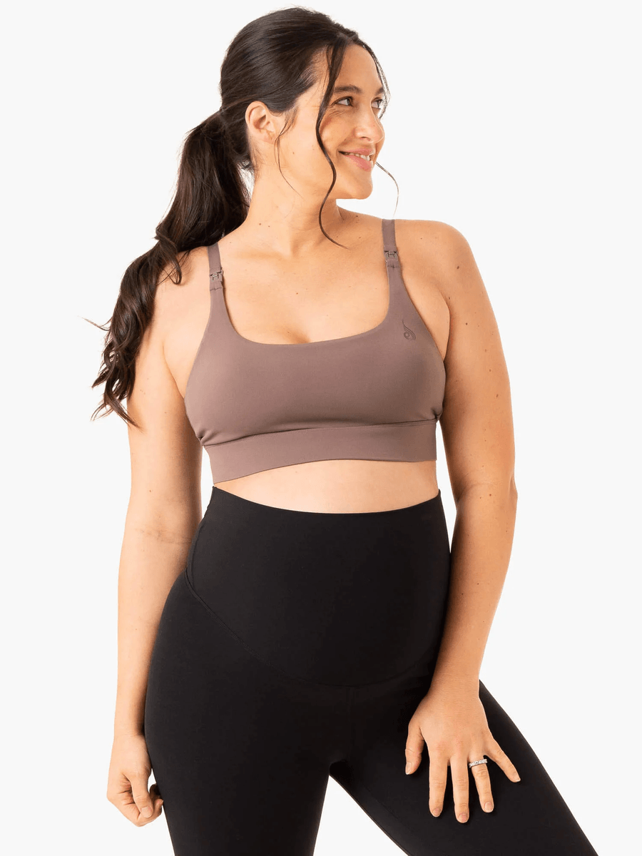 Ryderwear Active Bump Sports Bra - Chocolate