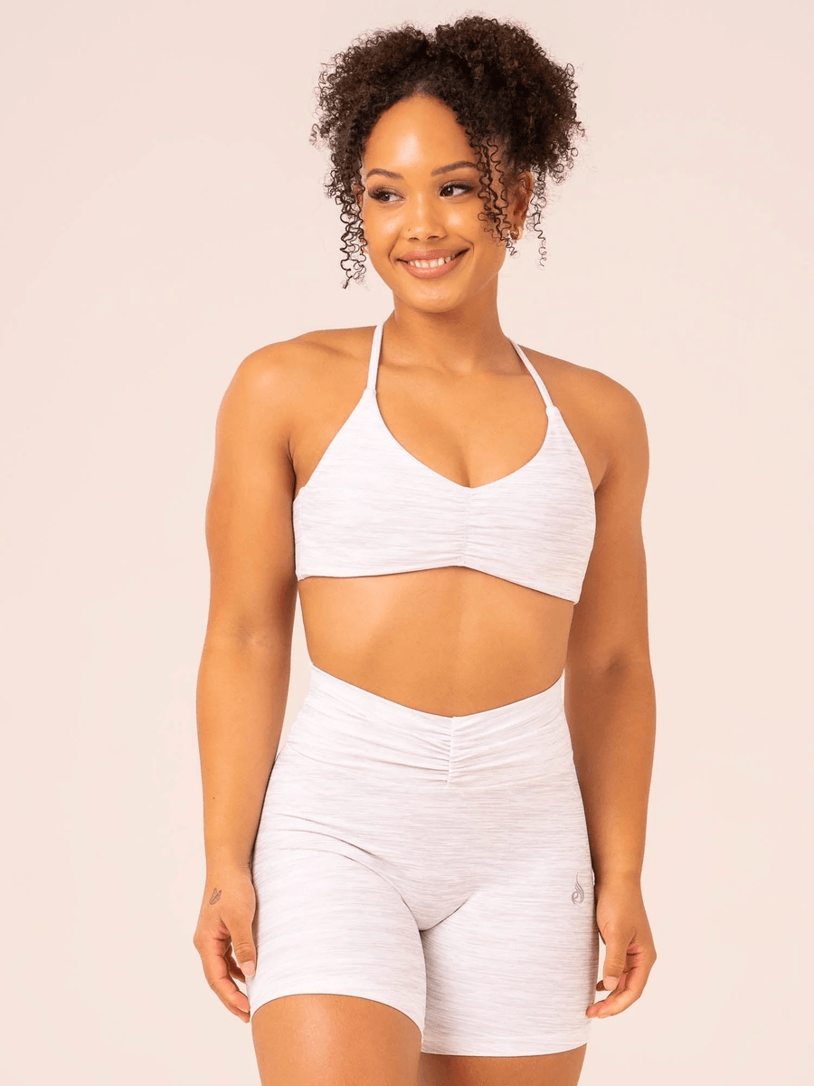 Ryderwear Tempo Sports Bra - Snow Grey Marl