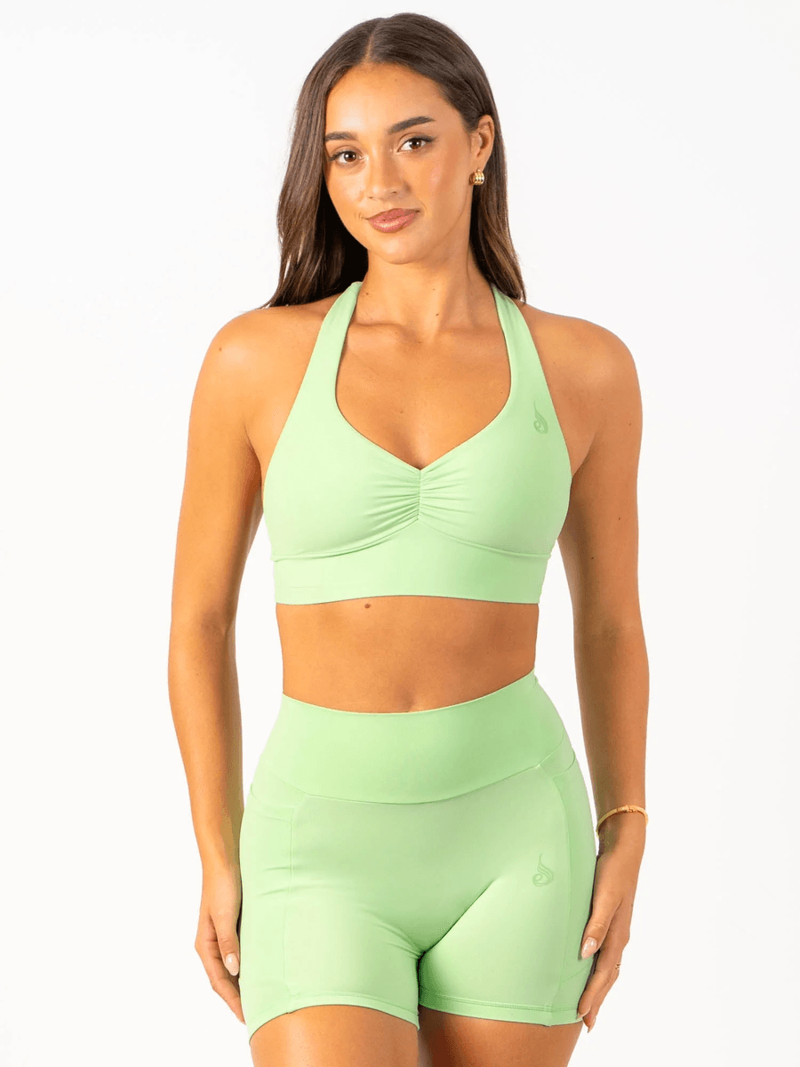 Ryderwear Nkd Scrunch Halter Bh - Grønn Glød