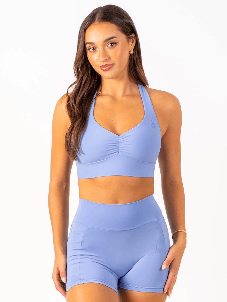 Ryderwear Nkd Scrunch Halter Bh - Drømmende Blå