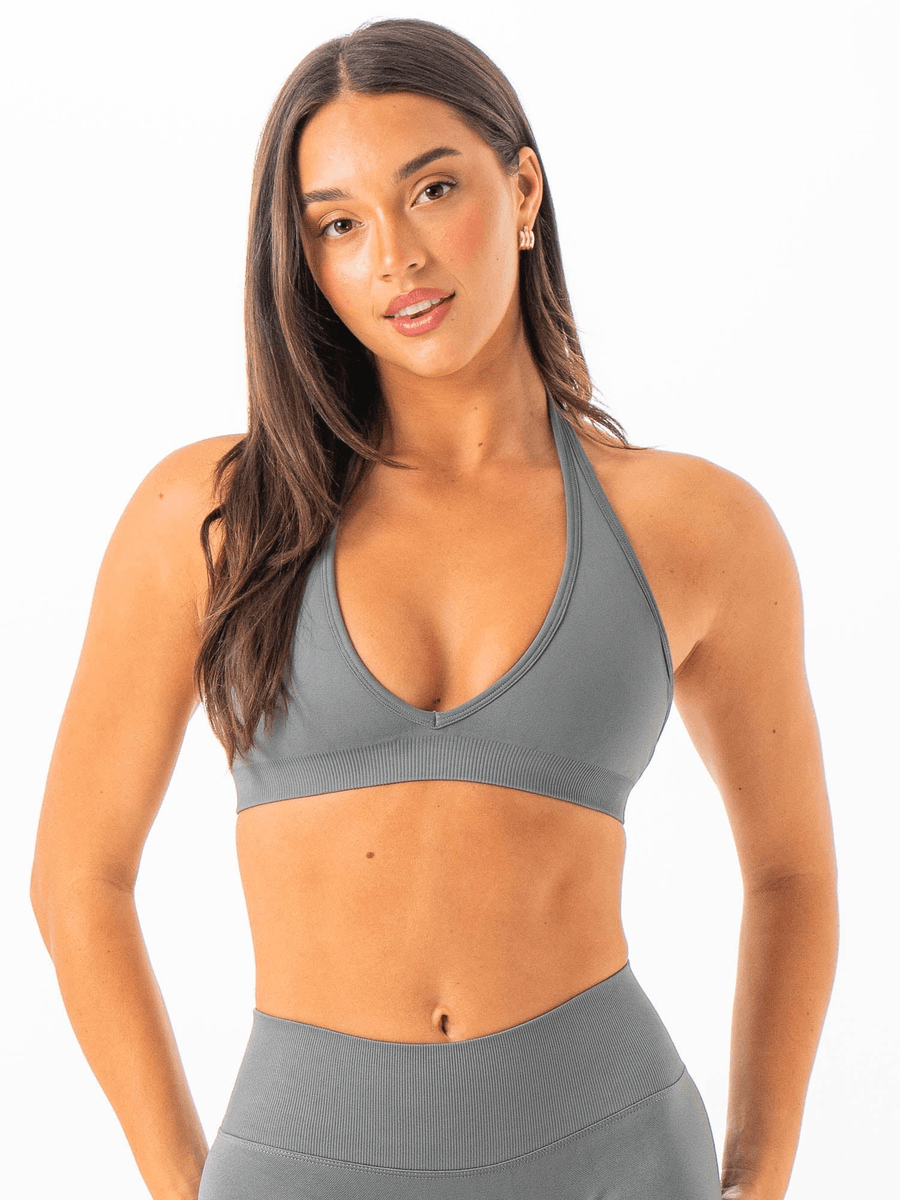 Ryderwear Sculpt Seamless Halter Bra - Liuskekivi