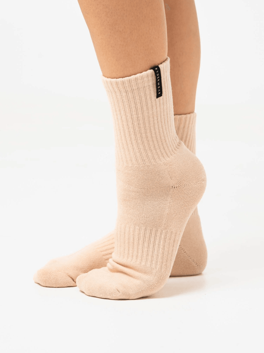 Ryderwear Crew Socks - Oat Stonewash
