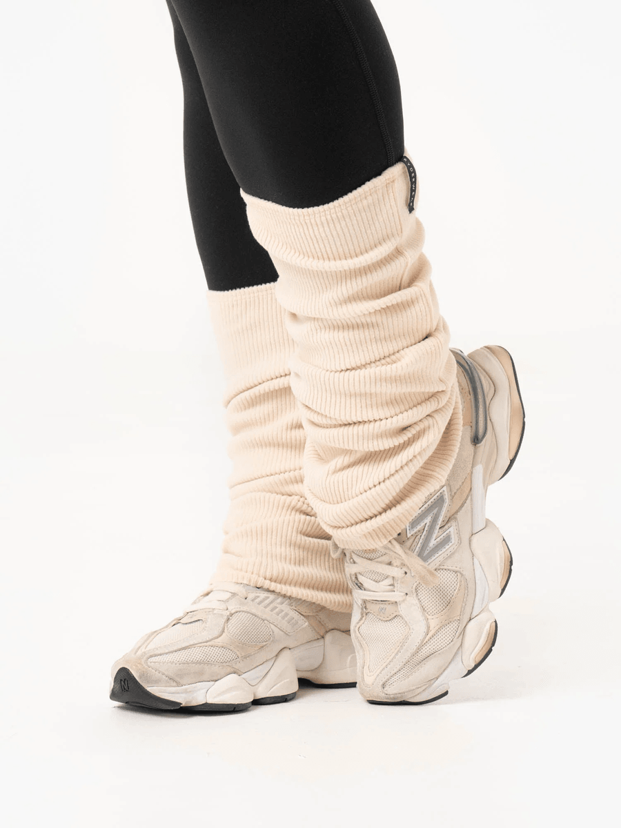 Ryderwear Leg Warmers - Latte Stonewash