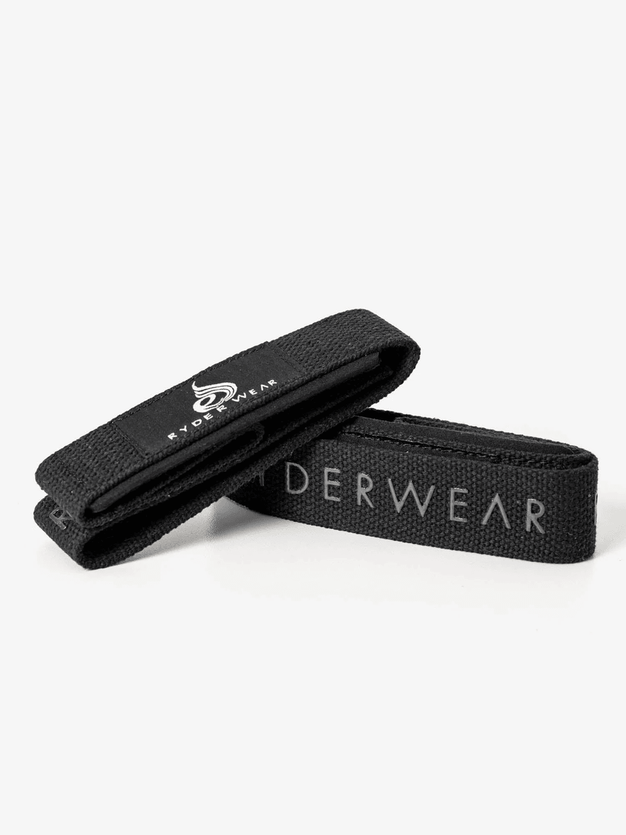 Ryderwear Silicone Lifting Straps - Black