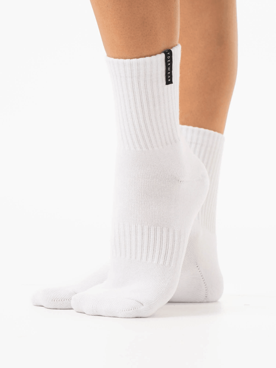 Ryderwear Crew Socks - White