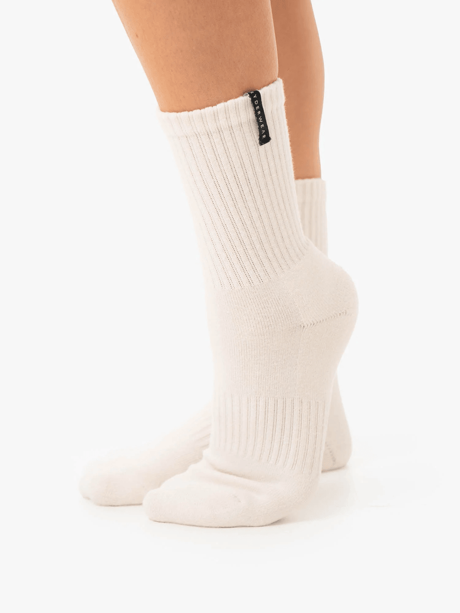 Ryderwear Crew Socks - Vanilla