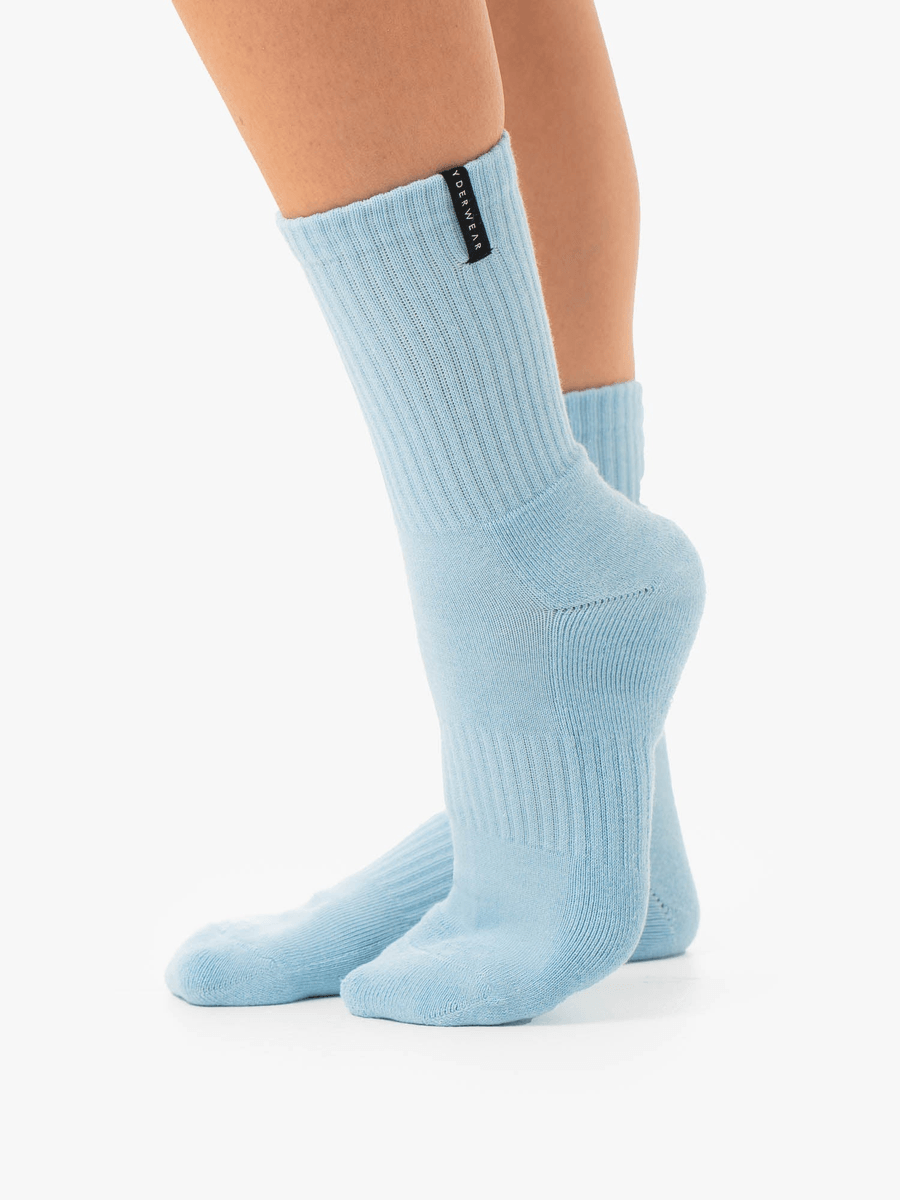Ryderwear Crew Socks - Sky Blue