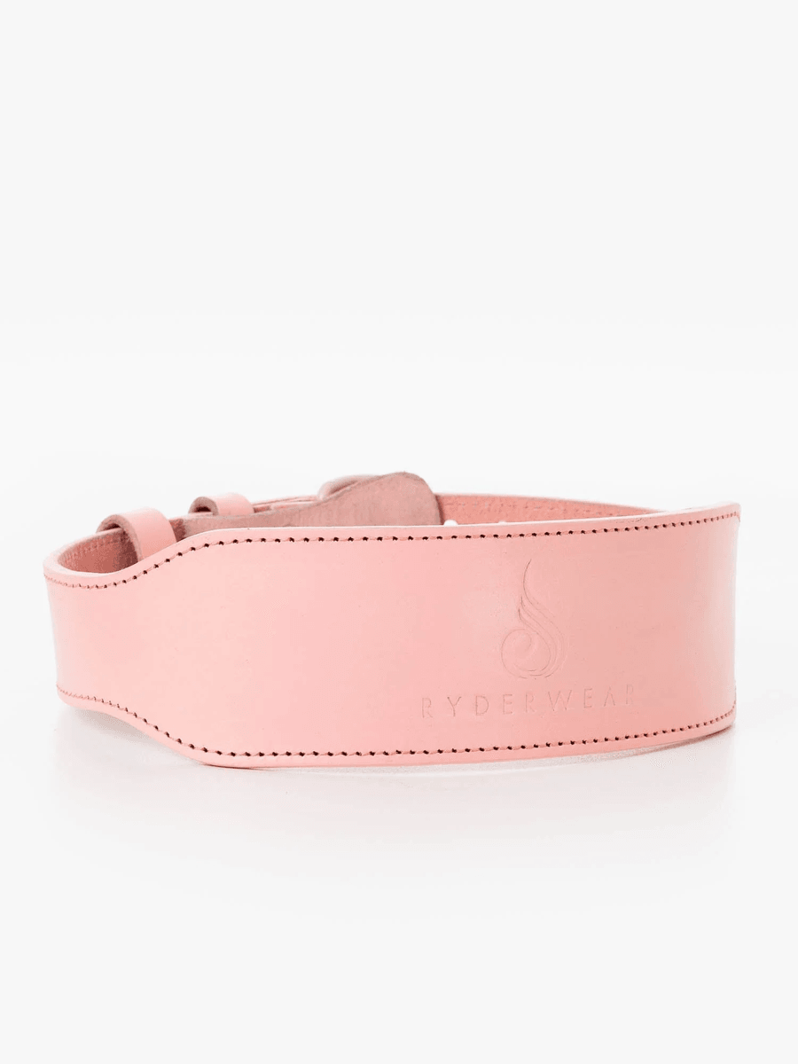 Ryderwear Leather Lifting Belt - Matte Blush