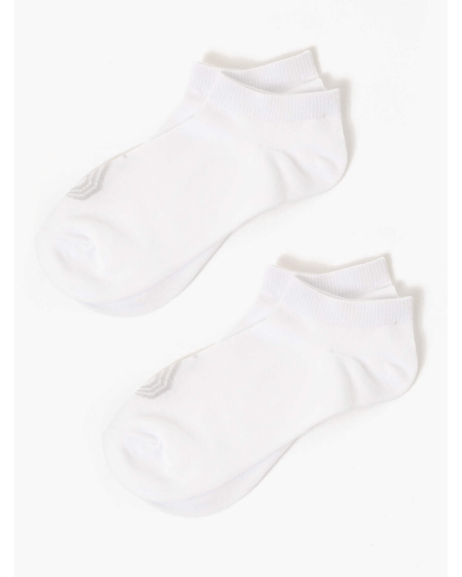 Ryderwear No Show Socks - White