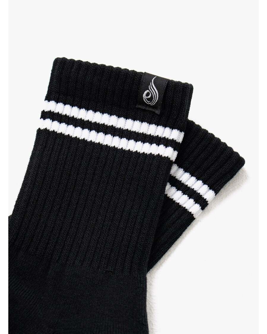 Ryderwear Stripe Crew Socks - Black