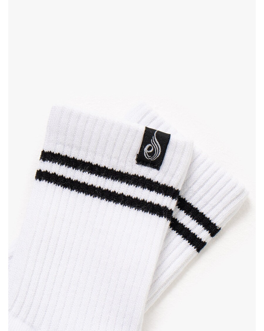 Ryderwear Stripe Crew Socks - White