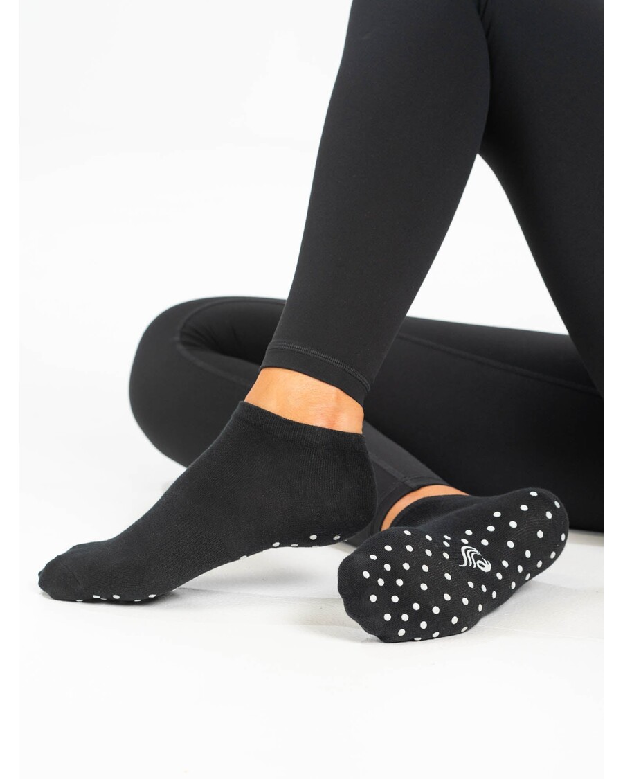 Ryderwear RW Pilates Ankle Grip Socks - Black