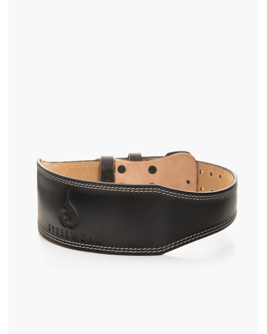 Ryderwear Leather Lifting Belt - Black