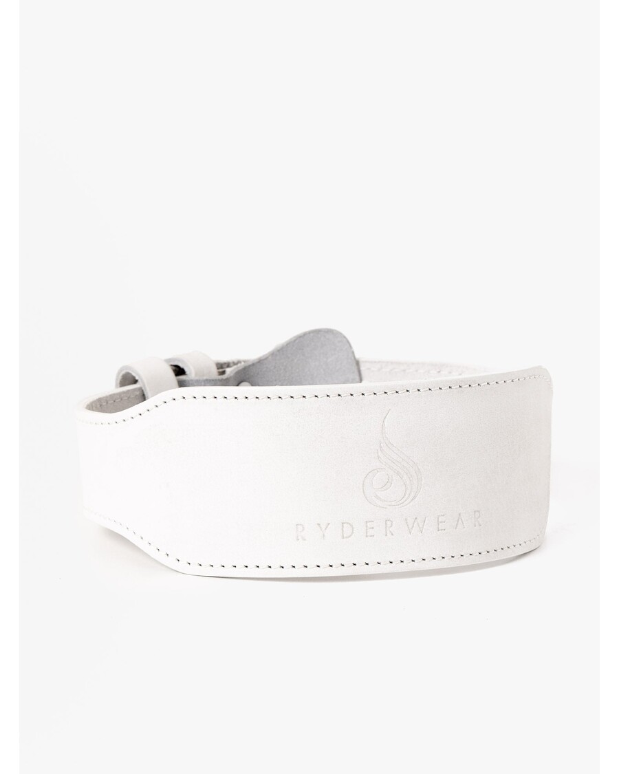 Ryderwear Weightlifting Belt - White