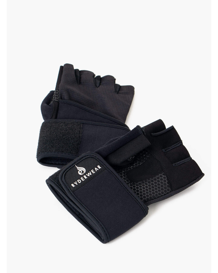 Ryderwear Wrap Lifting Gloves - Black