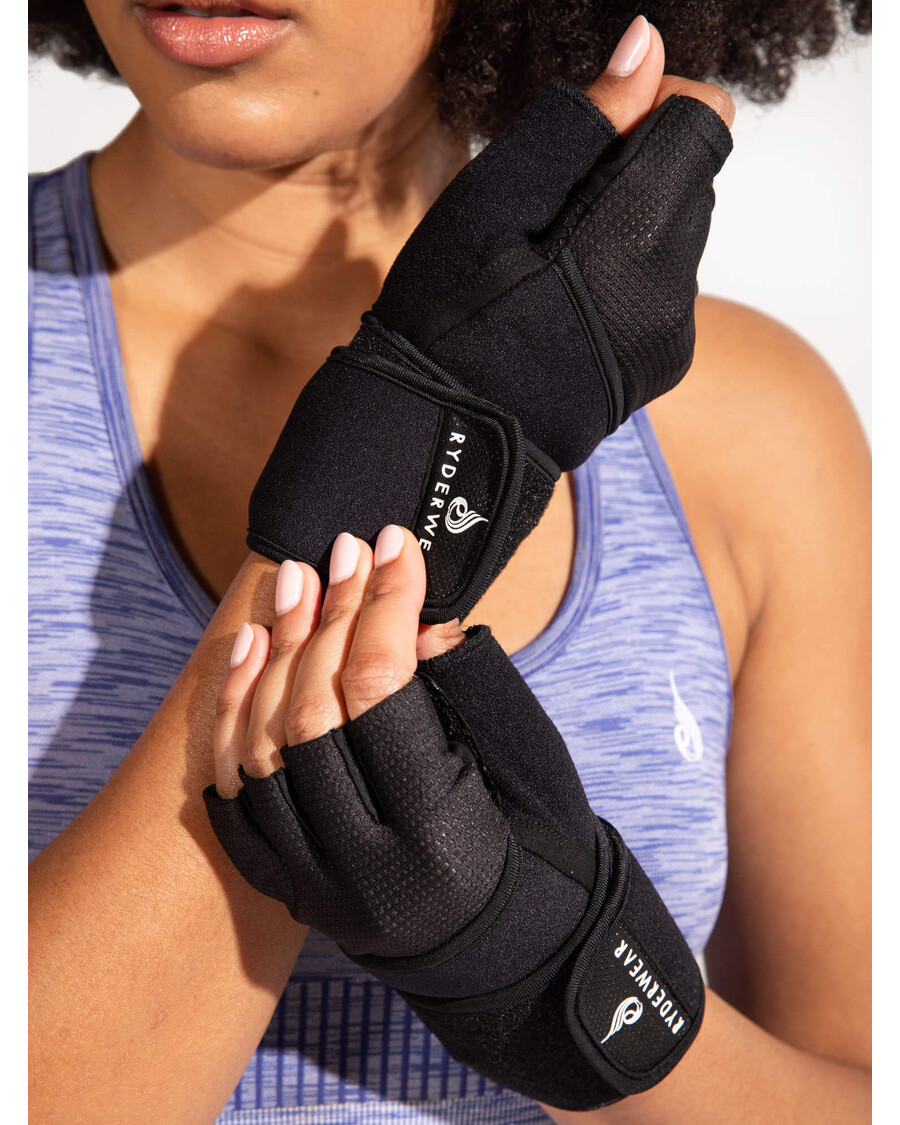 Ryderwear Wrap Lifting Gloves - Black