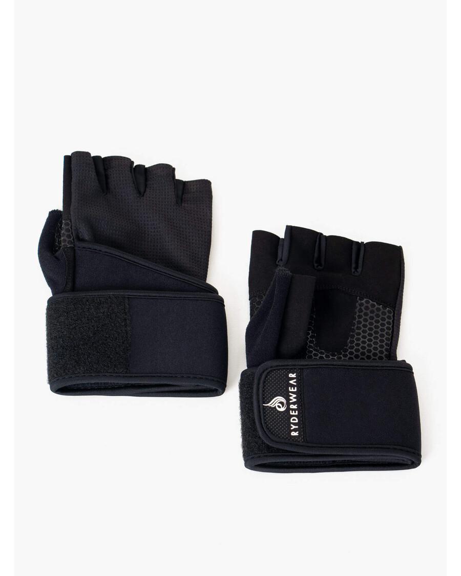 Ryderwear Wrap Lifting Gloves - Black