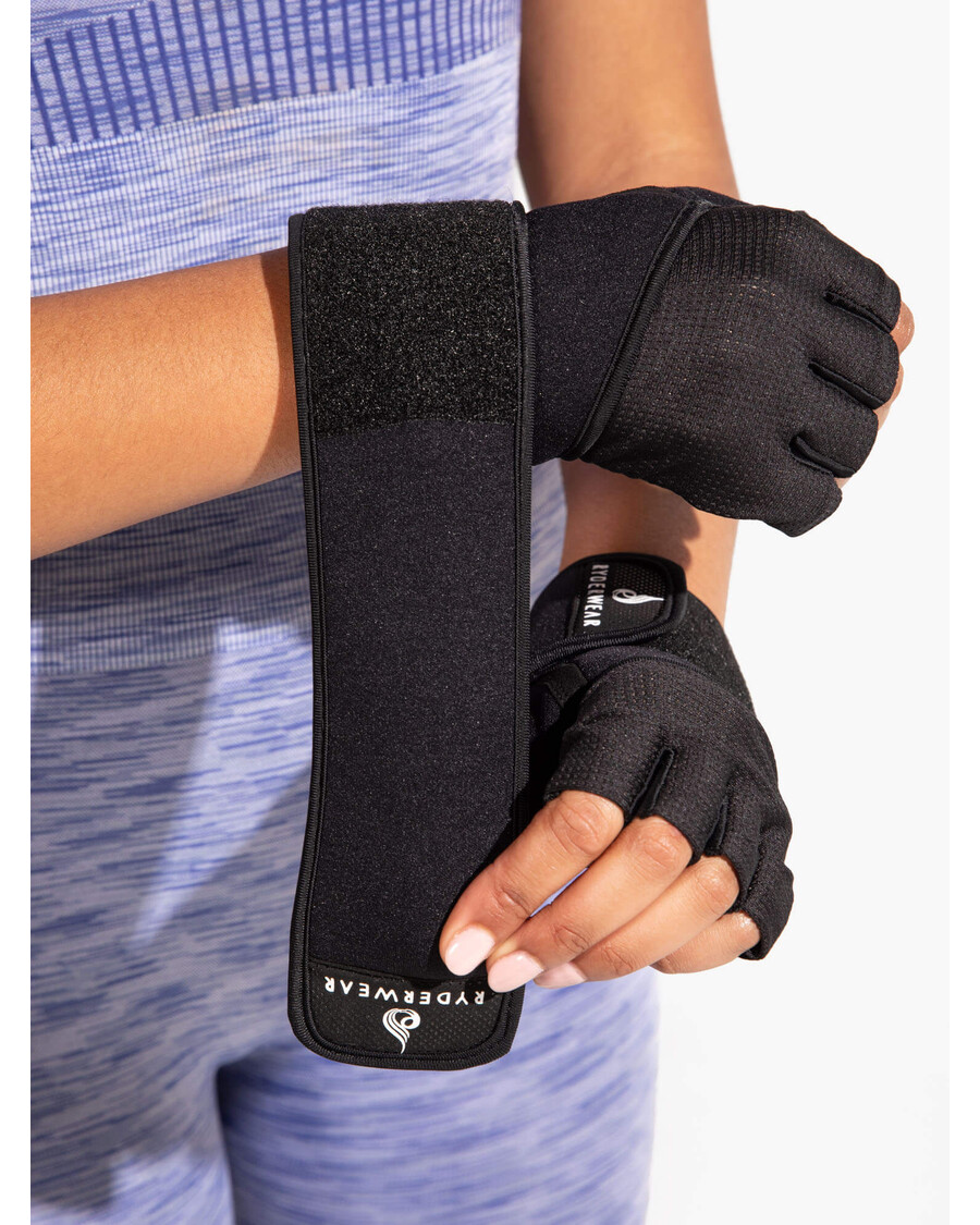 Ryderwear Wrap Lifting Gloves - Black
