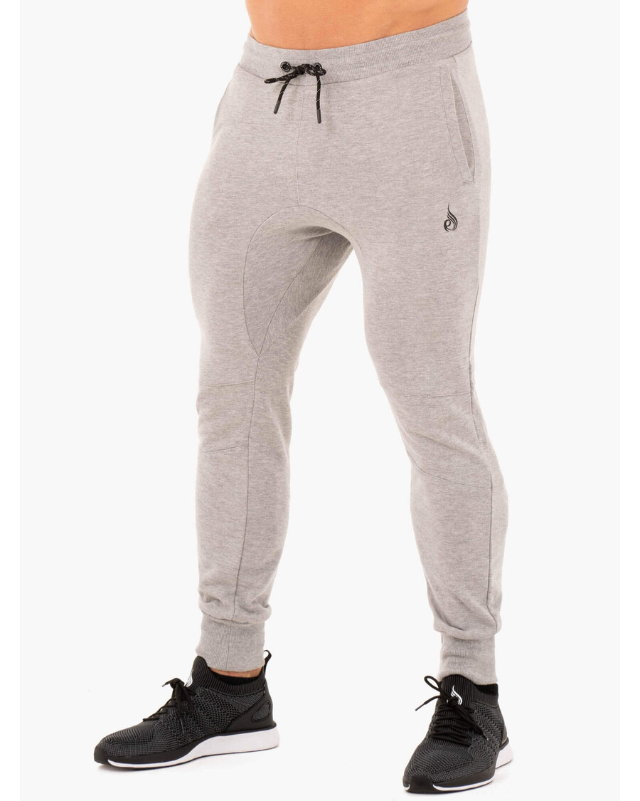 Ryderwear Athletic Fleece Track Pants - Grey Marl
