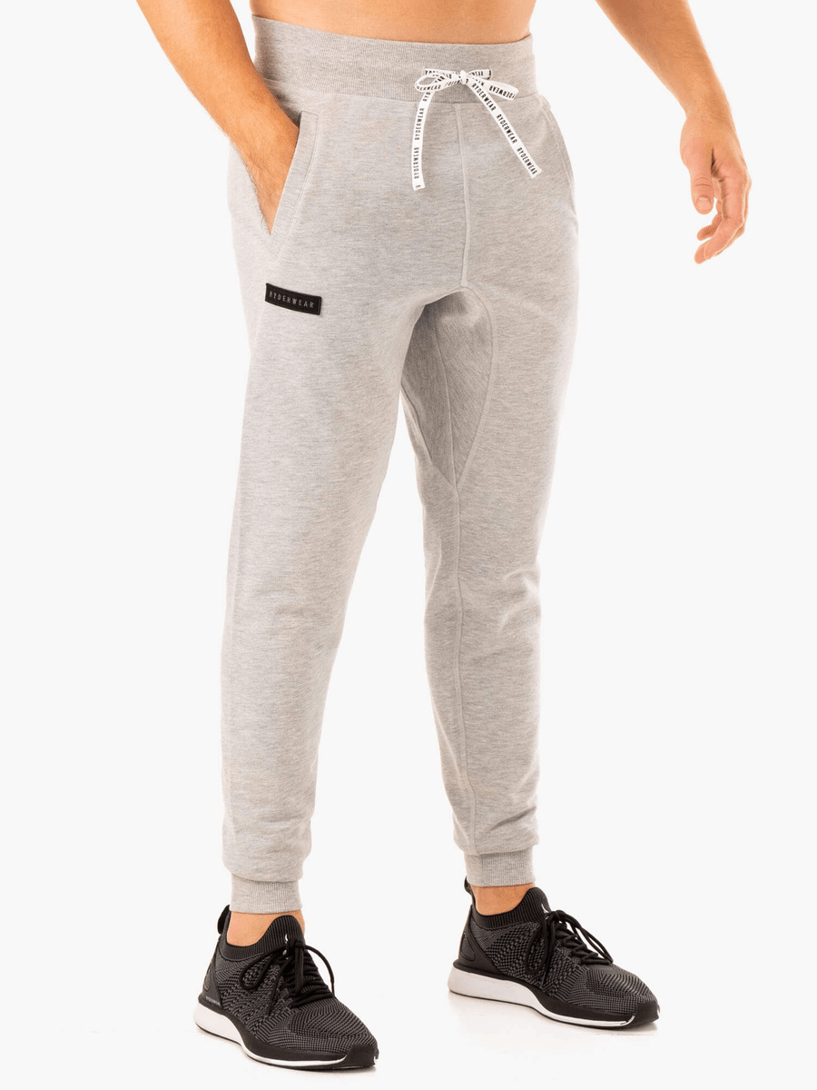 Ryderwear Recharge Tapered Track Pant - Grey Marl