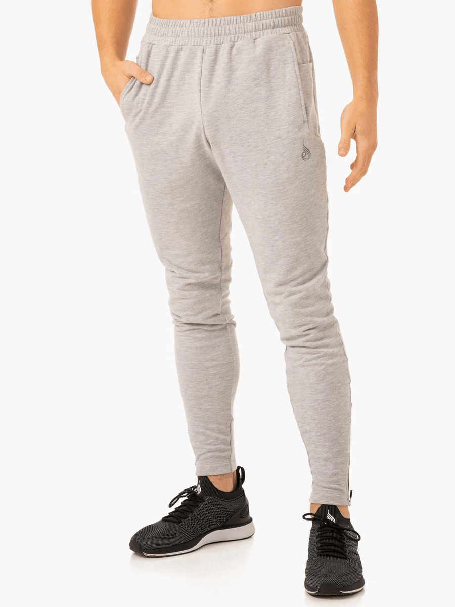 Ryderwear Pursuit Track Pants - Light Grey Marl