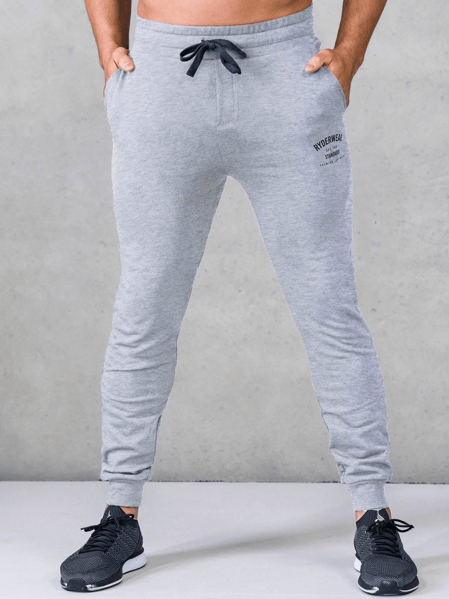 Ryderwear Legacy Track Pants - Grey Marl