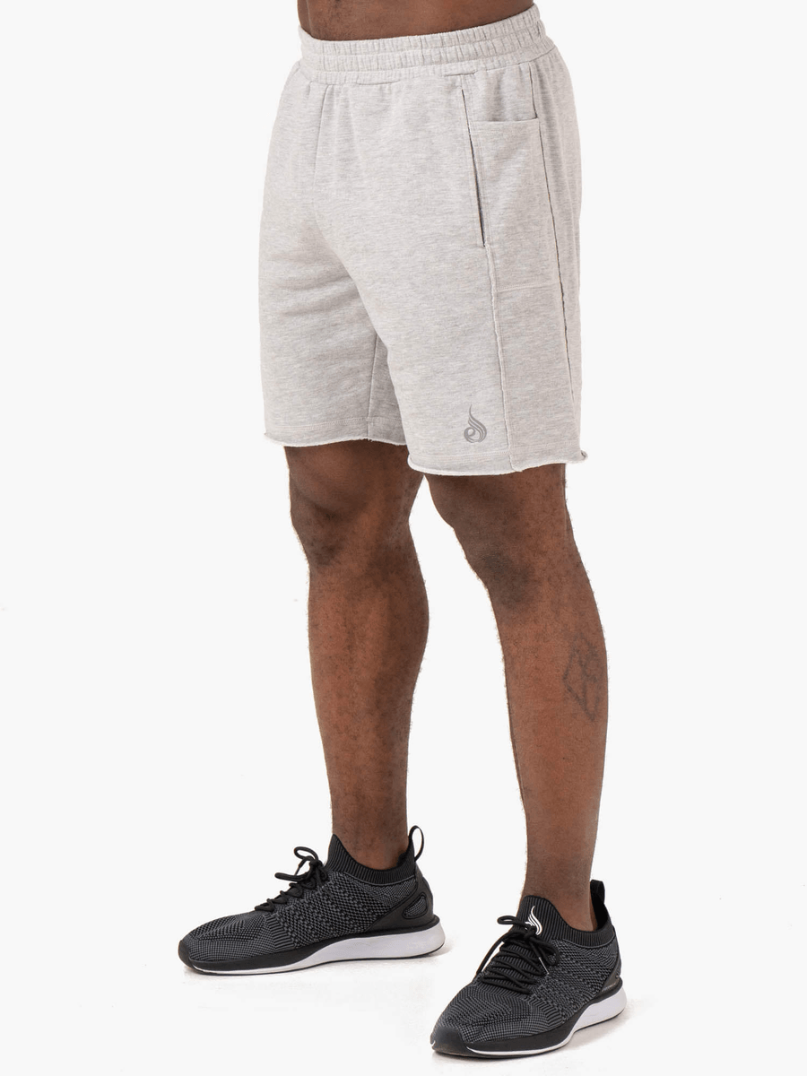 Ryderwear Pursuit Track Shorts - Light Grey Marl