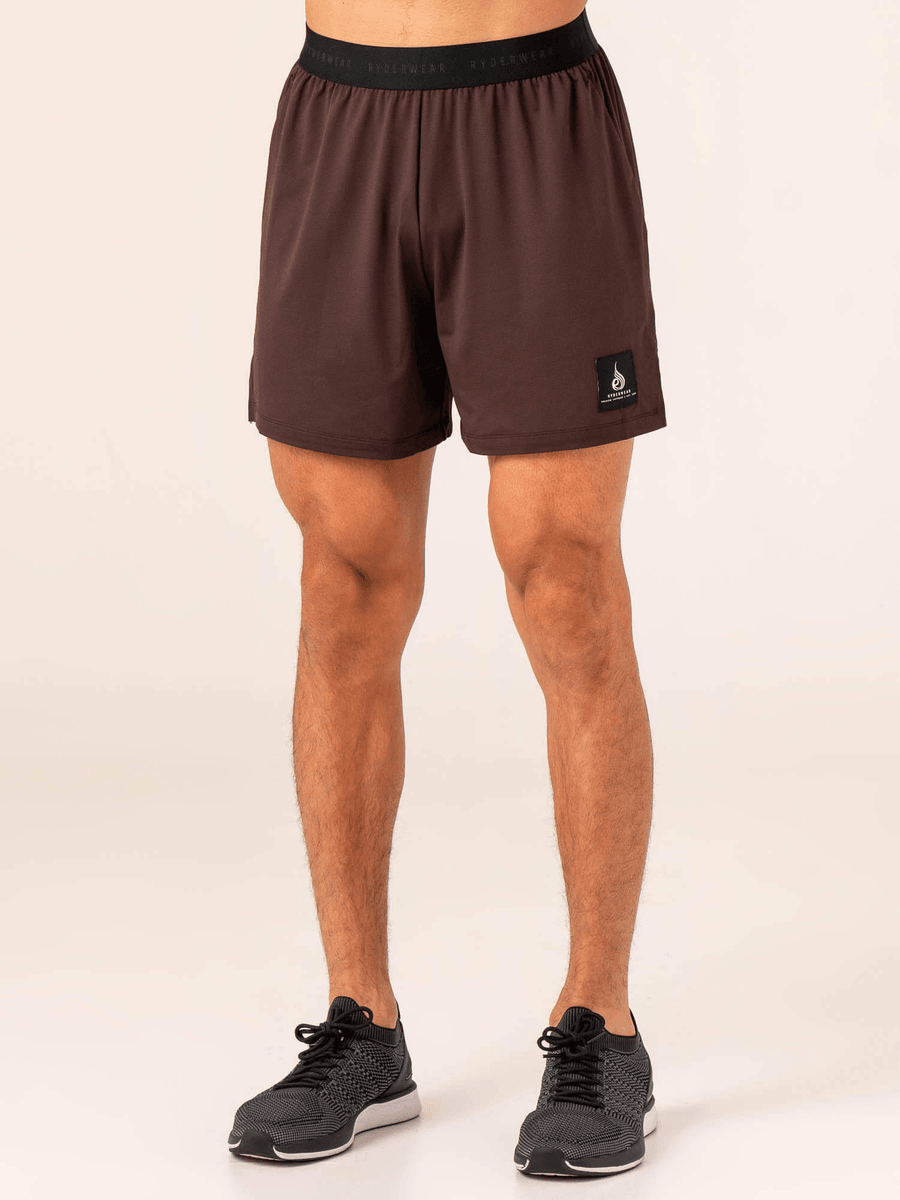Ryderwear Terrain Mesh Gym Shorts - Dark Oak