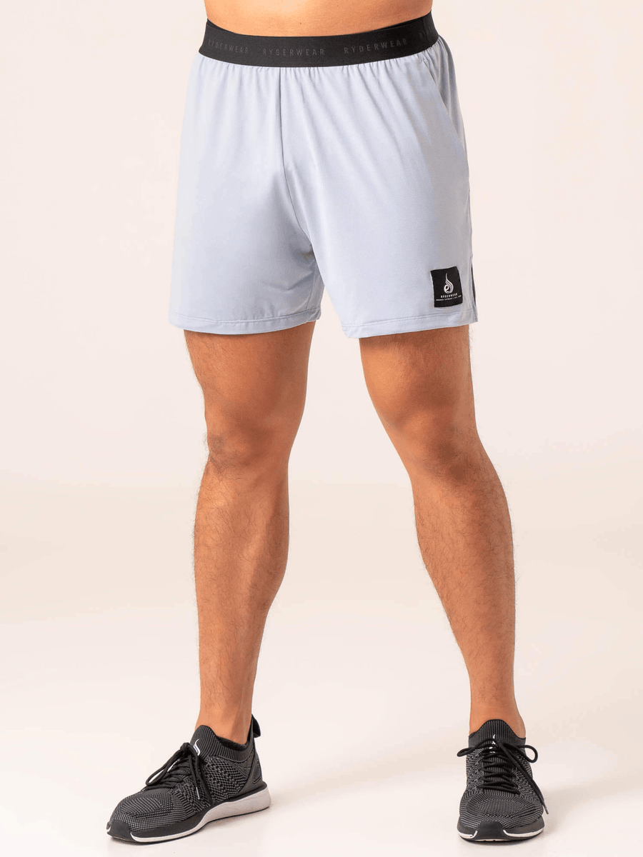 Ryderwear Terrain Mesh Gym Shorts - Ice Blue