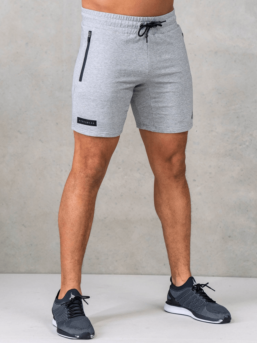 Ryderwear Endurance Track Shorts - Grey Marl