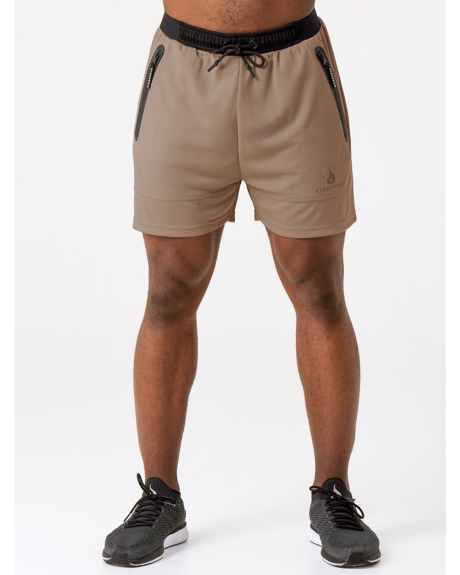 Ryderwear Advance Mesh Short - Taupe