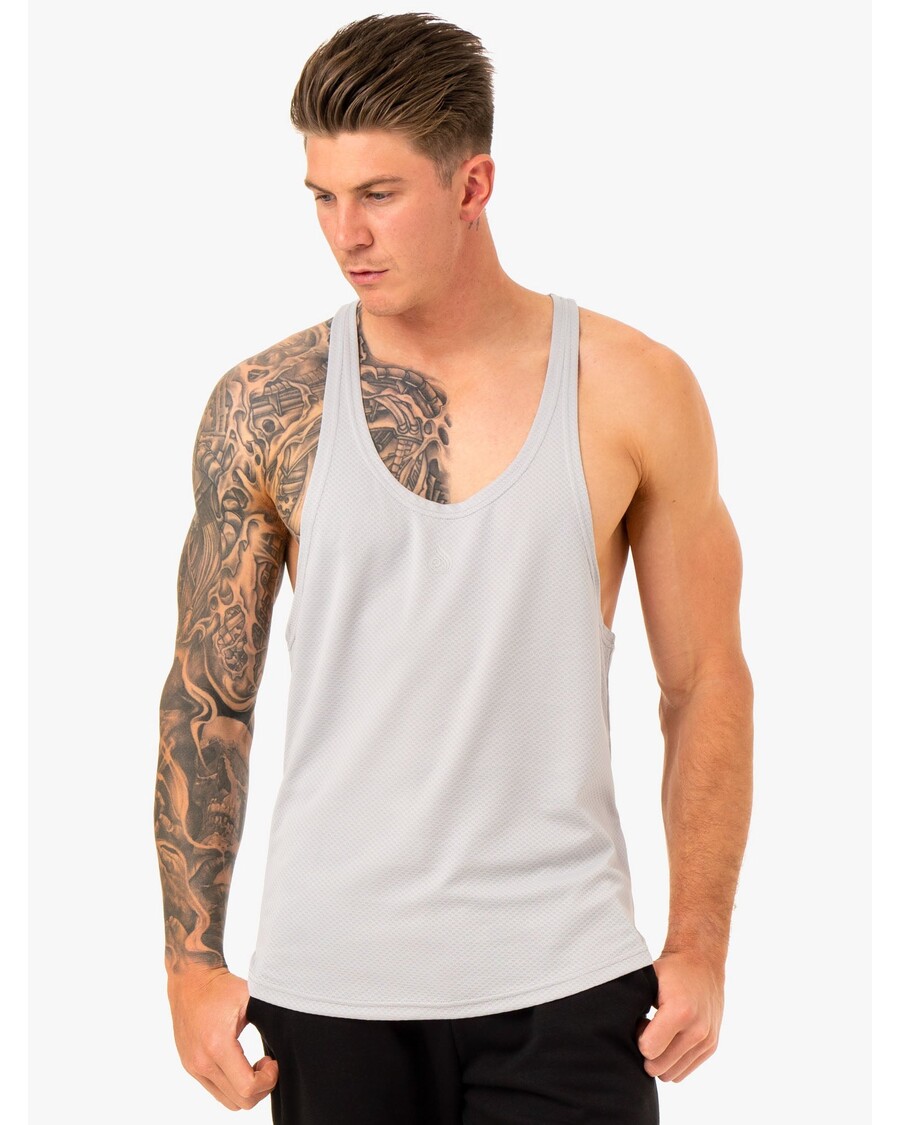 Ryderwear Enhance Stringer T-Back - Snow Grey