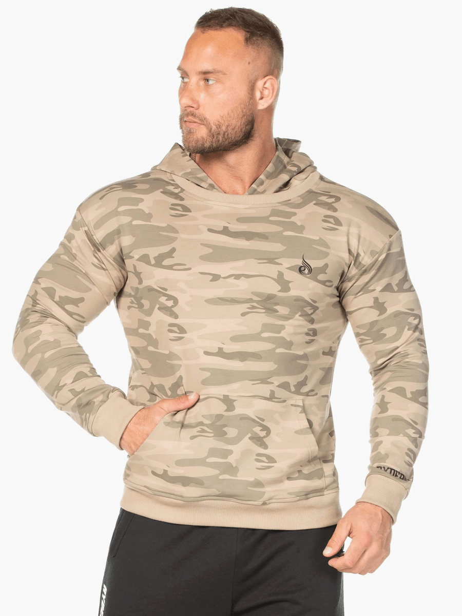 Ryderwear Camo Pullover Hoodie - Tan Camo