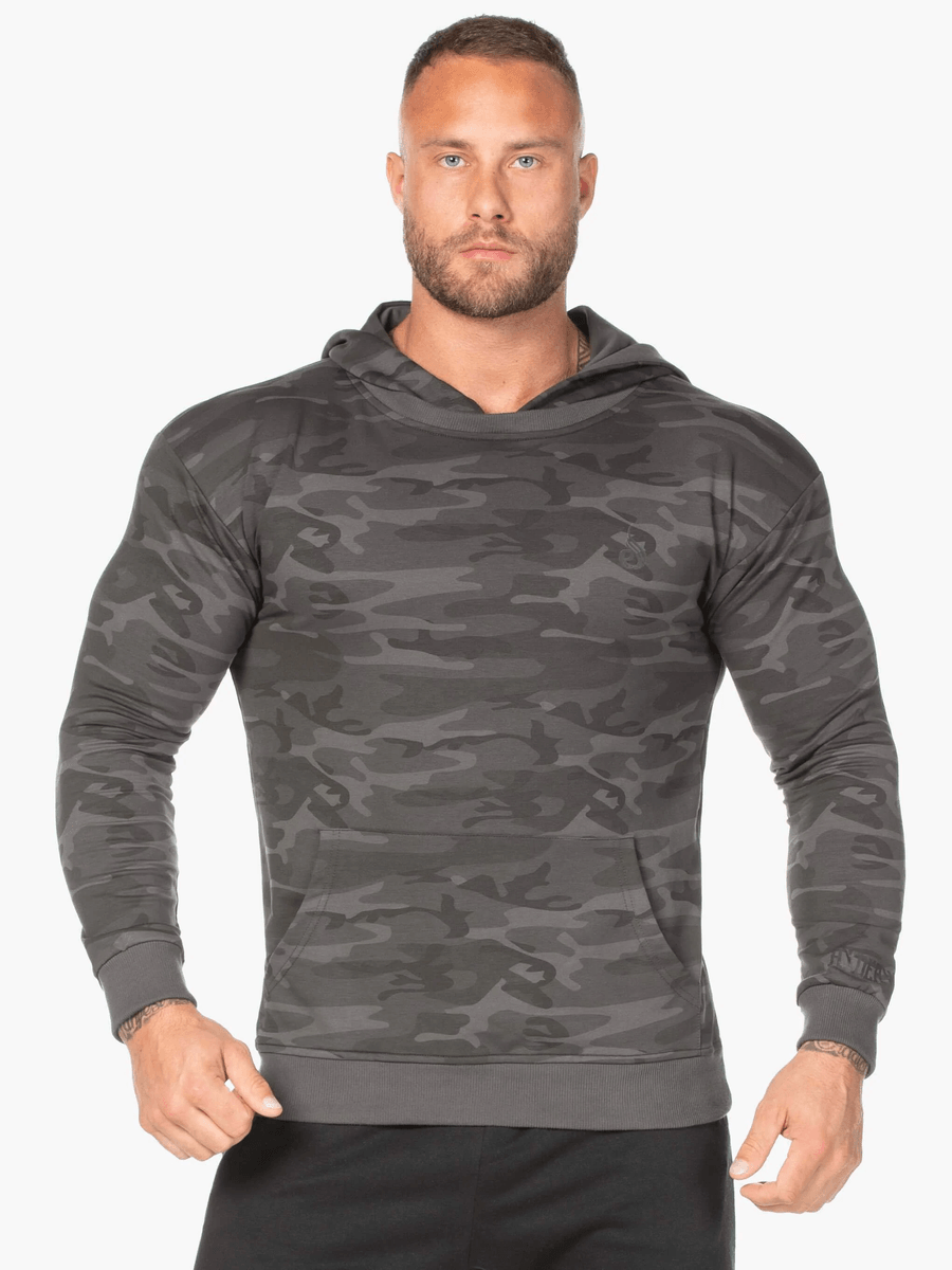 Ryderwear Camo Pullover Hoodie - Black Camo