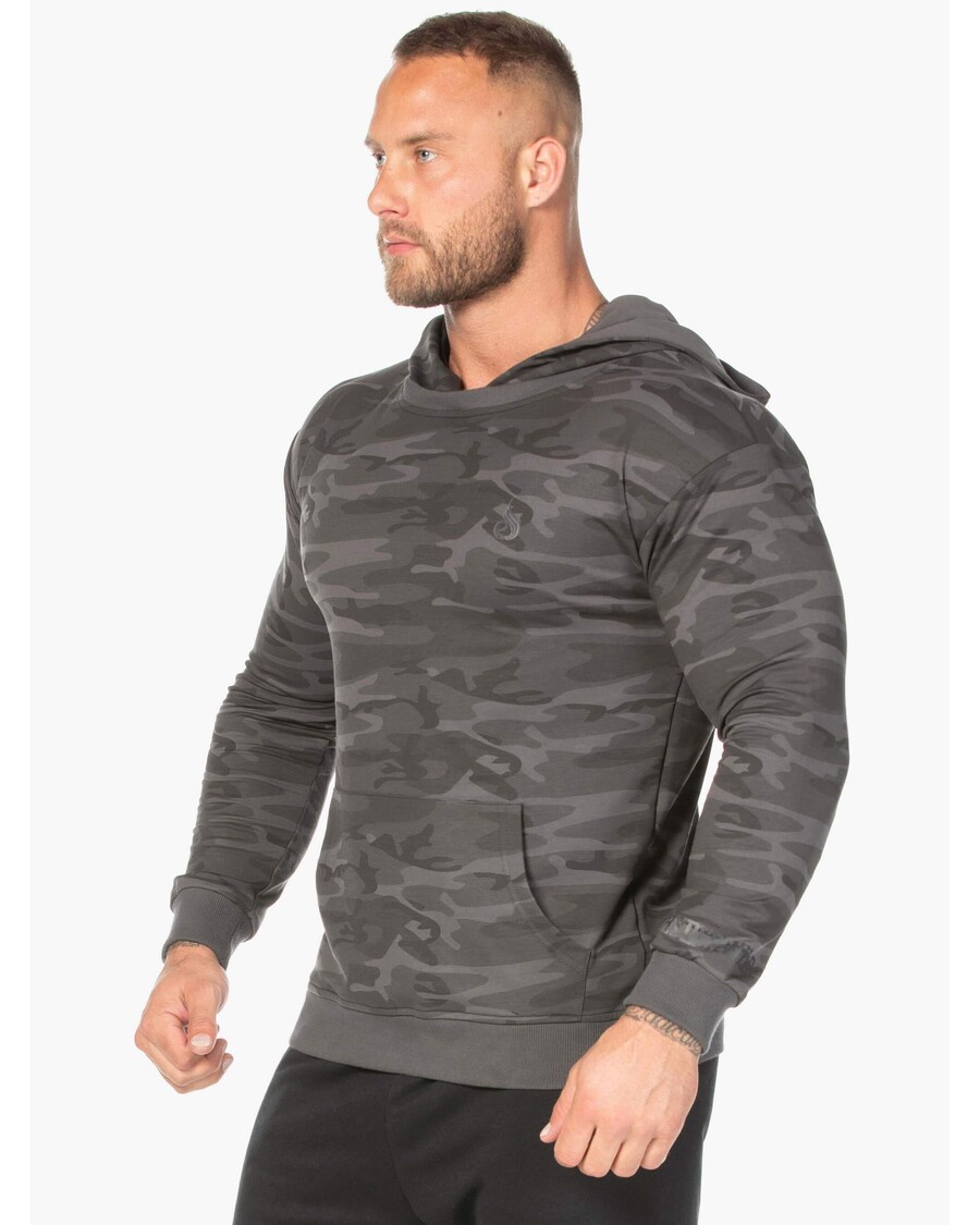 камуфлажен пуловер Ryderwear - черен камуфлаж