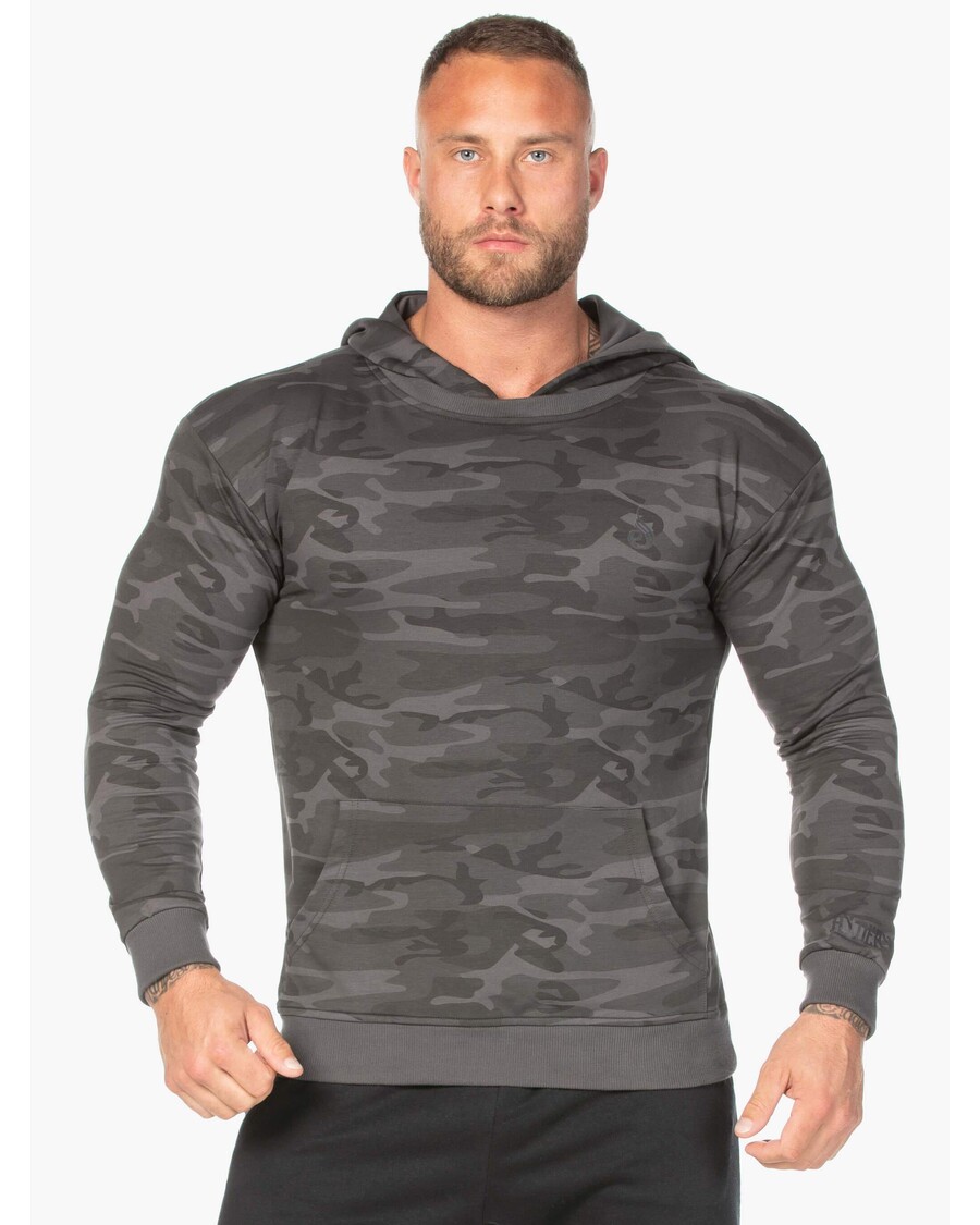 Ryderwear Camo Pullover Hoodie - Black Camo