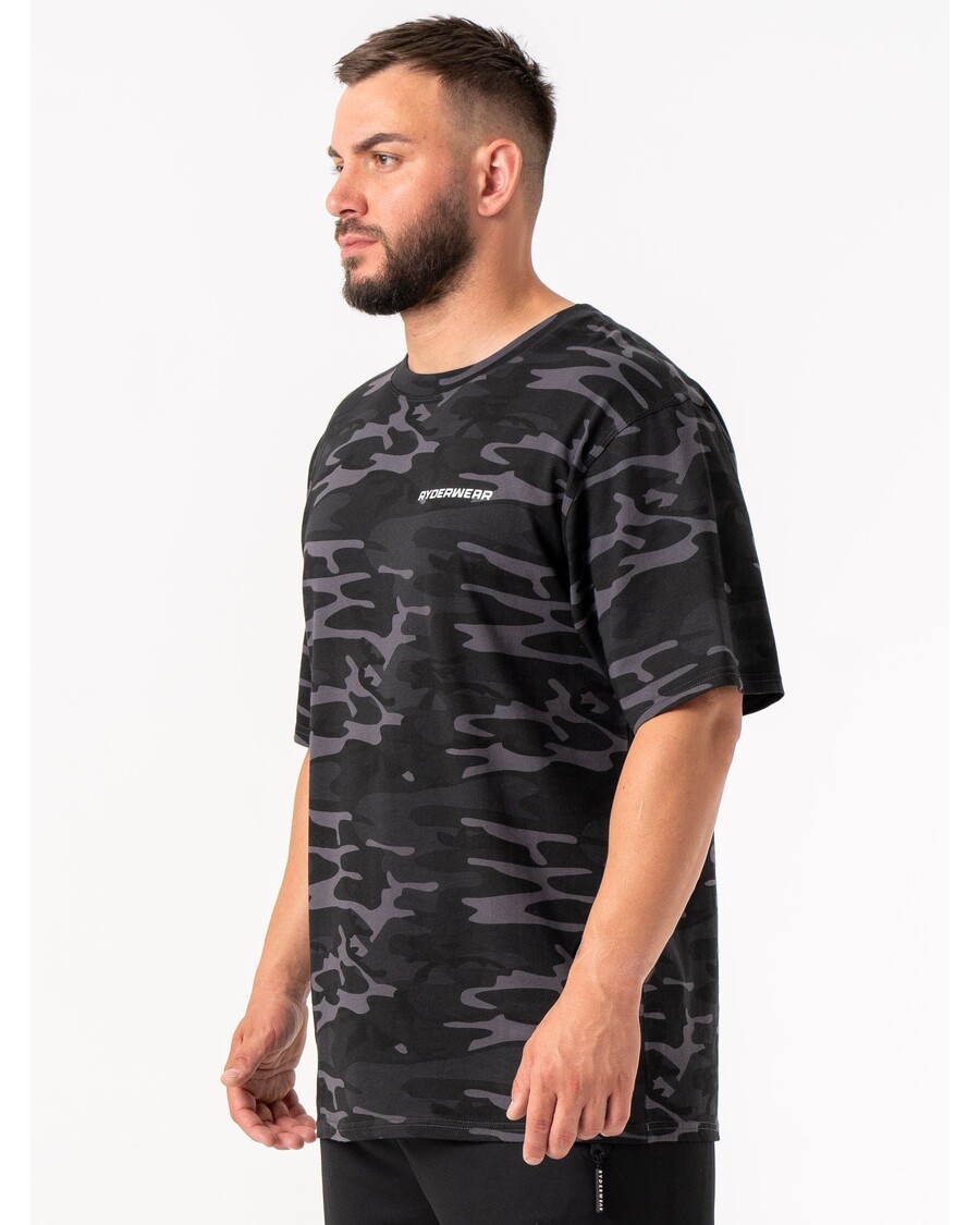 Ryderwear Energy Oversized T-Shirt - Black Camo