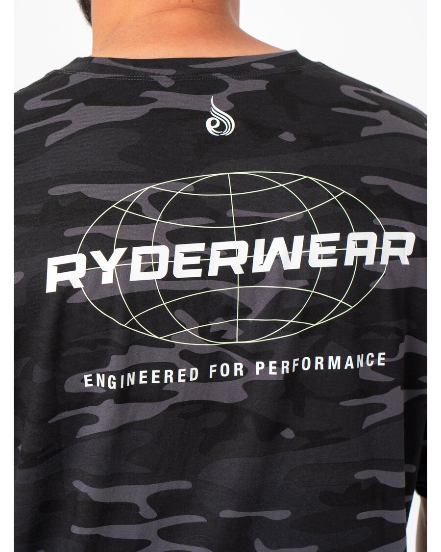 Ryderwear Energy Oversized T-Shirt - Black Camo
