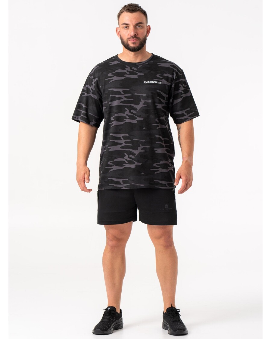 Ryderwear Energy Oversized T-Shirt - Black Camo