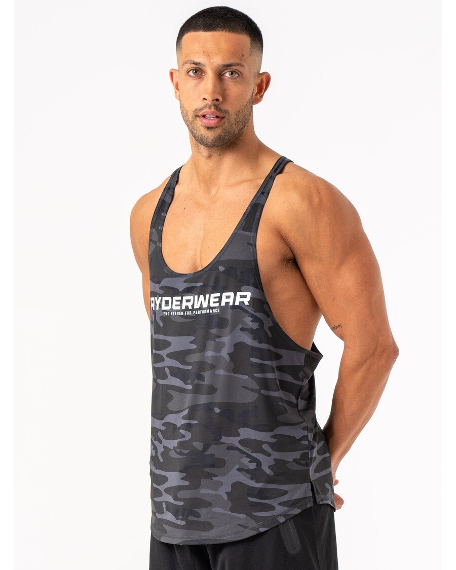 Ryderwear Energy Stringer - Black Camo