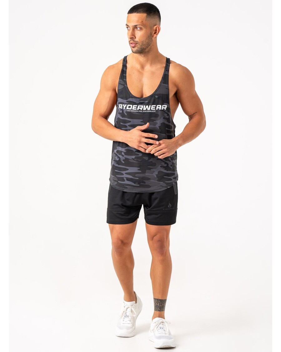 Ryderwear Energy Stringer - Black Camo